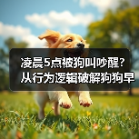 凌晨5点被狗叫吵醒?从行为逻辑破解狗狗早起吠叫难题(图3) 凌晨5点被狗叫吵醒?从行为逻辑破解狗狗早起吠叫难题(图3)