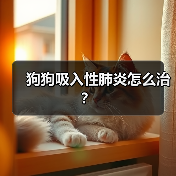 狗狗吸入性肺炎怎么治?(图1) 狗狗吸入性肺炎怎么治?(图1)