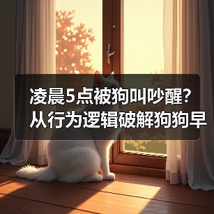 凌晨5点被狗叫吵醒?从行为逻辑破解狗狗早起吠叫难题(图1) 凌晨5点被狗叫吵醒?从行为逻辑破解狗狗早起吠叫难题(图1)