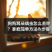 狗狗耳朵螨虫怎么去除?家庭简单方法&步骤(图3) 狗狗耳朵螨虫怎么去除?家庭简单方法&步骤(图3)