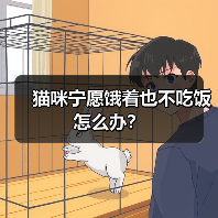 猫咪宁愿饿着也不吃饭怎么办?(图1) 猫咪宁愿饿着也不吃饭怎么办?(图1)