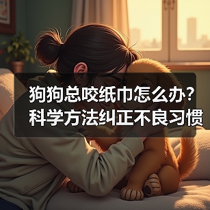 狗狗总咬纸巾怎么办?科学方法纠正不良习惯(图4) 狗狗总咬纸巾怎么办?科学方法纠正不良习惯(图4)