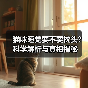 猫咪睡觉要不要枕头？科学解析与真相揭秘（图1）
