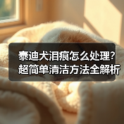 泰迪犬泪痕怎么处理?超简单清洁方法全解析!(图3) 泰迪犬泪痕怎么处理?超简单清洁方法全解析!(图3)