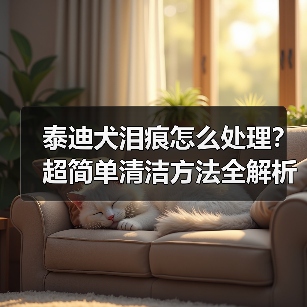 泰迪犬泪痕怎么处理?超简单清洁方法全解析!(图2) 泰迪犬泪痕怎么处理?超简单清洁方法全解析!(图2)