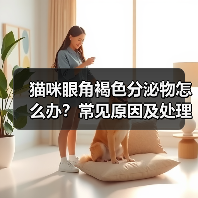 猫咪眼角褐色分泌物怎么办?常见原因及处理方法(图4) 猫咪眼角褐色分泌物怎么办?常见原因及处理方法(图4)