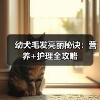 幼犬毛发亮丽秘诀：营养+护理全攻略（图3）
