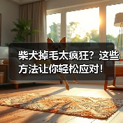 柴犬掉毛太疯狂?这些方法让你轻松应对!(图4) 柴犬掉毛太疯狂?这些方法让你轻松应对!(图4)