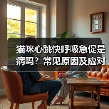 猫咪心跳快呼吸急促是病吗？常见原因及应对方法（图2）