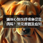 猫咪心跳快呼吸急促是病吗？常见原因及应对方法（图1）