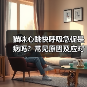 猫咪心跳快呼吸急促是病吗？常见原因及应对方法（图4）