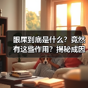 眼屎到底是什么?竟然有这些作用?揭秘成因与健康影响(图1) 眼屎到底是什么?竟然有这些作用?揭秘成因与健康影响(图1)