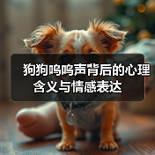 狗狗呜呜声背后的心理含义与情感表达(图1) 狗狗呜呜声背后的心理含义与情感表达(图1)