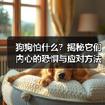 狗狗怕什么?揭秘它们内心的恐惧与应对方法(图1) 狗狗怕什么?揭秘它们内心的恐惧与应对方法(图1)