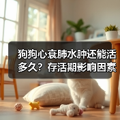 狗狗心衰肺水肿还能活多久?存活期影响因素全解析(图2) 狗狗心衰肺水肿还能活多久?存活期影响因素全解析(图2)
