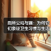 厕所公鸡与猫:为何它们象征卫生习惯与生活品质?(图3) 厕所公鸡与猫:为何它们象征卫生习惯与生活品质?(图3)
