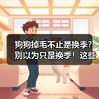 狗狗掉毛不止是换季?别以为只是换季!这些隐藏原因要警惕(图3) 狗狗掉毛不止是换季?别以为只是换季!这些隐藏原因要警惕(图3)
