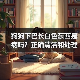 狗狗下巴长白色东西是病吗?正确清洁和处理方法大揭秘(图2) 狗狗下巴长白色东西是病吗?正确清洁和处理方法大揭秘(图2)