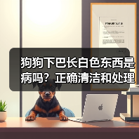 狗狗下巴长白色东西是病吗?正确清洁和处理方法大揭秘(图4) 狗狗下巴长白色东西是病吗?正确清洁和处理方法大揭秘(图4)