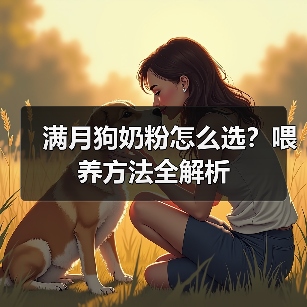 满月狗奶粉怎么选?喂养方法全解析(图2) 满月狗奶粉怎么选?喂养方法全解析(图2)