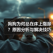 狗狗为何总在床上撒尿?原因分析与解决技巧(图4) 狗狗为何总在床上撒尿?原因分析与解决技巧(图4)