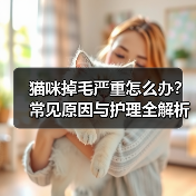 猫咪掉毛严重怎么办?常见原因与护理全解析(图3) 猫咪掉毛严重怎么办?常见原因与护理全解析(图3)