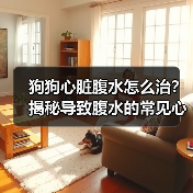 狗狗心脏腹水怎么治?揭秘导致腹水的常见心脏病类型与实用药物方案(图1) 狗狗心脏腹水怎么治?揭秘导致腹水的常见心脏病类型与实用药物方案(图1)