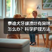 泰迪犬牙龈溃烂有异味怎么办?科学护理方法揭秘(图3) 泰迪犬牙龈溃烂有异味怎么办?科学护理方法揭秘(图3)