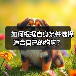 如何根据自身条件选择适合自己的狗狗?(图1) 如何根据自身条件选择适合自己的狗狗?(图1)