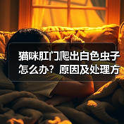 猫咪肛门爬出白色虫子怎么办?原因及处理方法全解析(图2) 猫咪肛门爬出白色虫子怎么办?原因及处理方法全解析(图2)