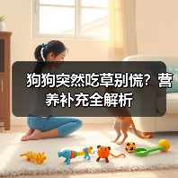 狗狗突然吃草别慌?营养补充全解析(图1) 狗狗突然吃草别慌?营养补充全解析(图1)
