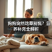 狗狗突然吃草别慌?营养补充全解析(图4) 狗狗突然吃草别慌?营养补充全解析(图4)