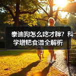 泰迪狗怎么吃才胖?科学增肥食谱全解析(图2) 泰迪狗怎么吃才胖?科学增肥食谱全解析(图2)