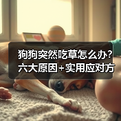 狗狗突然吃草怎么办?六大原因+实用应对方法(图2) 狗狗突然吃草怎么办?六大原因+实用应对方法(图2)