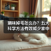 猫咪掉毛怎么办?五大科学方法有效减少家中猫毛(图2) 猫咪掉毛怎么办?五大科学方法有效减少家中猫毛(图2)