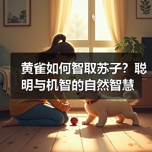 黄雀如何智取苏子?聪明与机智的自然智慧(图1) 黄雀如何智取苏子?聪明与机智的自然智慧(图1)