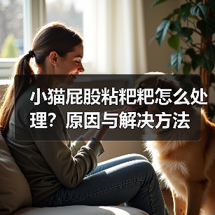 小猫屁股粘粑粑怎么处理?原因与解决方法(图2) 小猫屁股粘粑粑怎么处理?原因与解决方法(图2)