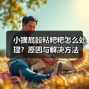 小猫屁股粘粑粑怎么处理?原因与解决方法(图4) 小猫屁股粘粑粑怎么处理?原因与解决方法(图4)