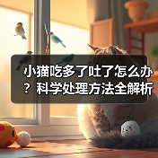 小猫吃多了吐了怎么办?科学处理方法全解析(图4) 小猫吃多了吐了怎么办?科学处理方法全解析(图4)