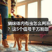 猫咪体内有虫怎么判断？这5个信号千万别忽视！（图4）