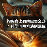 狗狗身上有蜱虫怎么办?科学清除方法别踩坑(图1) 狗狗身上有蜱虫怎么办?科学清除方法别踩坑(图1)