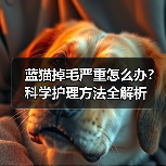 蓝猫掉毛严重怎么办?科学护理方法全解析(图2) 蓝猫掉毛严重怎么办?科学护理方法全解析(图2)