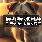 猫咪吃猫粮为何会拉稀?揭秘消化系统反应与应对之道(图1) 猫咪吃猫粮为何会拉稀?揭秘消化系统反应与应对之道(图1)
