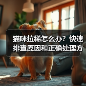 猫咪拉稀怎么办?快速排查原因和正确处理方法(图4) 猫咪拉稀怎么办?快速排查原因和正确处理方法(图4)