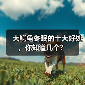大鳄龟冬眠的十大好处，你知道几个？（图2）