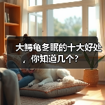 大鳄龟冬眠的十大好处，你知道几个？（图1）