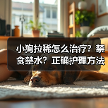 小狗拉稀怎么治疗?禁食禁水?正确护理方法解析(图1) 小狗拉稀怎么治疗?禁食禁水?正确护理方法解析(图1)