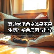 泰迪犬毛色变浅是不是生病?褪色原因与科学护理全解析(图1) 泰迪犬毛色变浅是不是生病?褪色原因与科学护理全解析(图1)