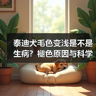 泰迪犬毛色变浅是不是生病?褪色原因与科学护理全解析(图3) 泰迪犬毛色变浅是不是生病?褪色原因与科学护理全解析(图3)