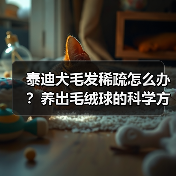 泰迪犬毛发稀疏怎么办?养出毛绒球的科学方法(图2) 泰迪犬毛发稀疏怎么办?养出毛绒球的科学方法(图2)